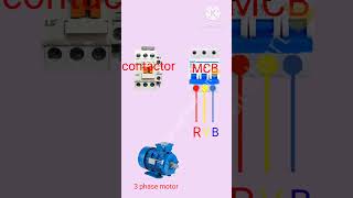 3 phase motor wiring diagram electricalvideos circuitdiagram viralvideo 3phasemotor [upl. by Aicylla189]