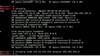 How to change IP address in Linux by command line [upl. by Yelyk]