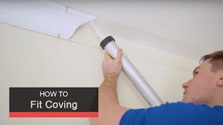 How to fit coving with Wickes [upl. by Eznyl]