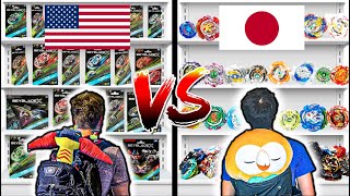 USA vs JAPAN Beyblade Hunting Challenge [upl. by Rhona]