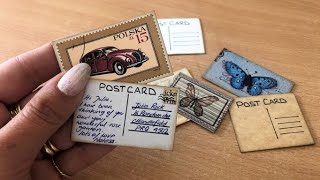 DIY Postcards Using Magazine Images [upl. by Nitsirk]