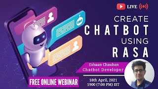 Create Chatbot using RASA  Eshaan Chauhan [upl. by Namqul]