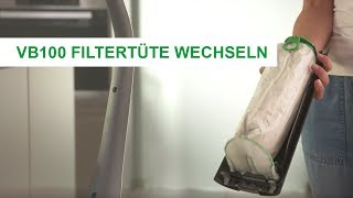 Anleitung  VB100 AkkuStaubsauger Filtertüten wechseln [upl. by Toft]