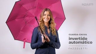 Guarda chuva Invertido Automático  Fazzoletti [upl. by Llenwad]