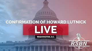 LIVE US Senate Proceedings on Kash Patel and Howard Lutnick  21825 [upl. by Arabrab]