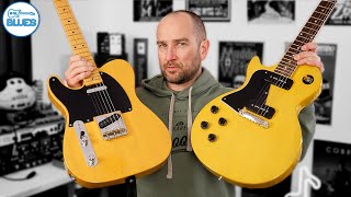 Are P90 Pickups REALLY like a Tele on Steroids 🤔 Gibson P90 vs Telecaster [upl. by Piwowar342]