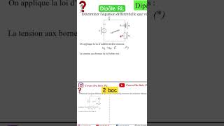 Équation différentielle vérifiée par tension UR  Dipôle RL  2 BAC SVT  PC  SM 2bacbiof electri [upl. by Lugar295]