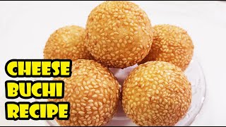 SOFT amp CHEESY BUCHI RECIPE  HOW TO MAKE BUCHI WITH CHEESE FILLING  SESAME BALLS RECIPE [upl. by Atworth]