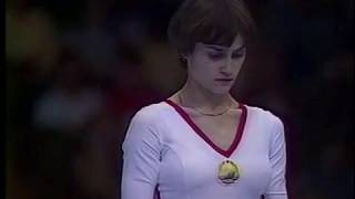 Nadia Comaneci  1980 Moscow Compulsory BB 1000 [upl. by Bolme530]