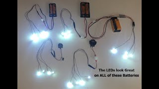 Running Mini LED Lights What is the Best Battery to Use [upl. by Star]