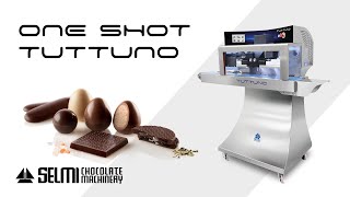 One Shot Tuttuno  Simultaneous chocolate and filling dosing machine with 4 nozzles [upl. by Armond]