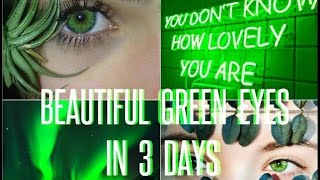 Beautiful Rare Exotic Green Eyes  Subliminal Affirmations [upl. by Ramoh]