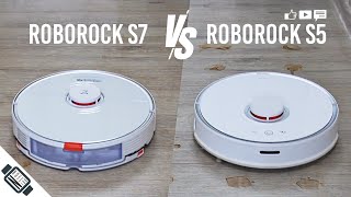 Roborock S7 vs S5 CLEANING amp MOPING TEST [upl. by Atnomed]