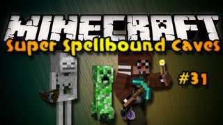 Minecraft Super Spellbound Caves Ep 31  quotBLIND DROPquot HD [upl. by Elynad]