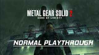 Metal Gear Solid 2  Normal Difficulty Walkthrough  No Commentary [upl. by Nnoved688]