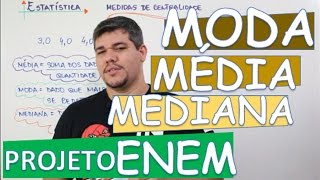 NOÇÕES DE ESTATÍSTICA  MODA MÉDIA E MEDIANA 1721 [upl. by Delahk]