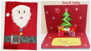 DIY christmas cards How to make christmas card Christmas card ideas [upl. by Cowles268]