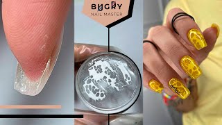 SUPER Active Hyponychium 😳 ONE MONTH Old Nails Transformation [upl. by Nylg]