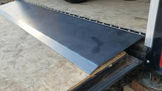 DIY Trailer door gap cover transition flap [upl. by Htebesile]