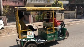 eRickshaws in Delhi [upl. by Rollie]