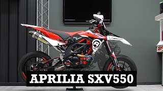 Supermoto build  Aprilia SXV550 by Aerostyle  Supermoto Central Special [upl. by Zeret837]