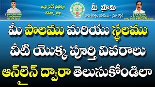 How to check Andhra Pradesh land Records online  How to check land Details AP 2019 [upl. by Ayatnwahs]