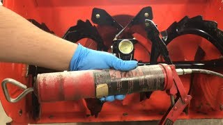 How To Grease Snowblower Auger [upl. by Olwen]