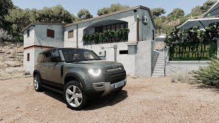 LAND ROVER DEFENDER 110 D300  TEST DRIVE GAMEPLAY  BeamNG [upl. by Saunder]