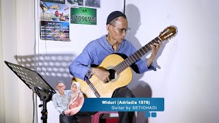 Widuri Adriadie 1976 Guitar by Setiohadi [upl. by Symons]