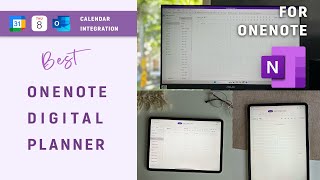 Best OneNote Digital Planner for Windows Mac iPad amp Android  2024 Planner setup [upl. by Annelak330]