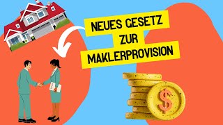 NEUES GESETZ  Wer zahlt die Maklerprovision Einfach erklärt [upl. by Zawde108]