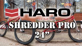 2021 Haro Shredder Pro 24quot Cruiser BMX Unboxing  Harvester Bikes [upl. by Sulokcin23]