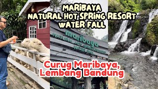 Curug Maribaya  Maribaya Natural Hot Spring Resort Waterfall Lembang Bandung [upl. by Alit]