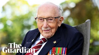 Funeral held for Captain Sir Tom Moore – watch live [upl. by Cioban]