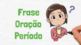 Frase oração e período [upl. by Yeslehc]