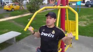 ENTRENAMIENTO EN PARQUE BIOSALUDABLE [upl. by Regnig]