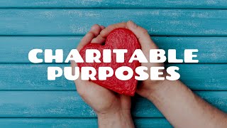 Introduction to Charitable Purposes  Equity amp Trusts [upl. by Puttergill409]