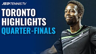 Monfils Battles Isner Medvedev amp Hurkacz Tangle  Toronto 2021 QuarterFinal Highlights [upl. by Eitsym264]