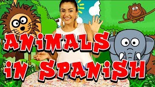 Wild Animals In Spanish  Language Learners [upl. by Surtimed]