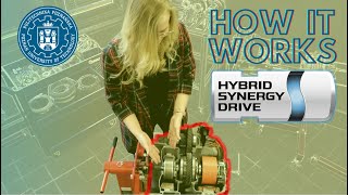 How the Toyota hybrid planetary gearbox works P410  Academic laboratory at PUT [upl. by Durarte]