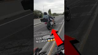 RISCHIA IL FRONTALE😱😡 youtubeshorts youtube shorts viralvideo yamaha r1 crazy travel [upl. by Aztinad36]