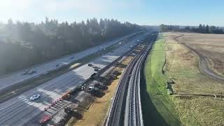 Federal Way Link Extension Flyover – Fall 2023 [upl. by Jeanette46]