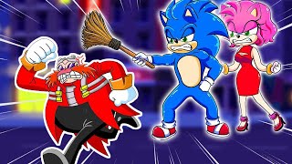 Sonics Daring Rescue from Eggman  Sonic Cartoon [upl. by Pish]