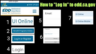 How to quotLog Inquot to Eddcagov website UI online for Payment Activity amp Claim History unemployment [upl. by Culberson839]