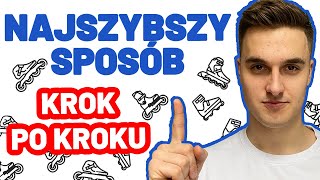 NAUKA JAZDY NA ROLKACH DLA POCZĄTKUJĄCYCH 😏  5 kroków   jak zacząć jeździć na rolkach [upl. by Ahsiemal]