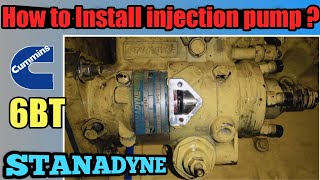 How to install injection pump STANADYNE  cara memasang injection pump merk STANADYNE [upl. by Brand]