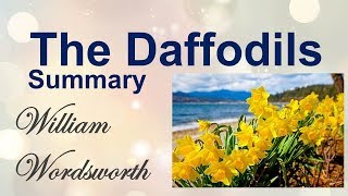 The daffodils by william wordsworth Summary [upl. by Onfre]