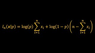 Maximum Likelihood Estimation for the Bernoulli Distribution [upl. by Bohs]