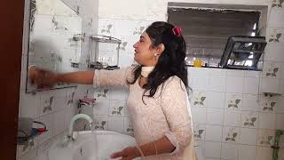 Pakistani Housewife Washroom Cleaning Vlog  Desi Girl Hot Vlog  Village Girl Daily Routine [upl. by Solrac]