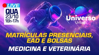 MATRÍCULAS PRESENCIAIS EAD E BOLSAS  MEDICINA VETERINÁRIA [upl. by Nellad]